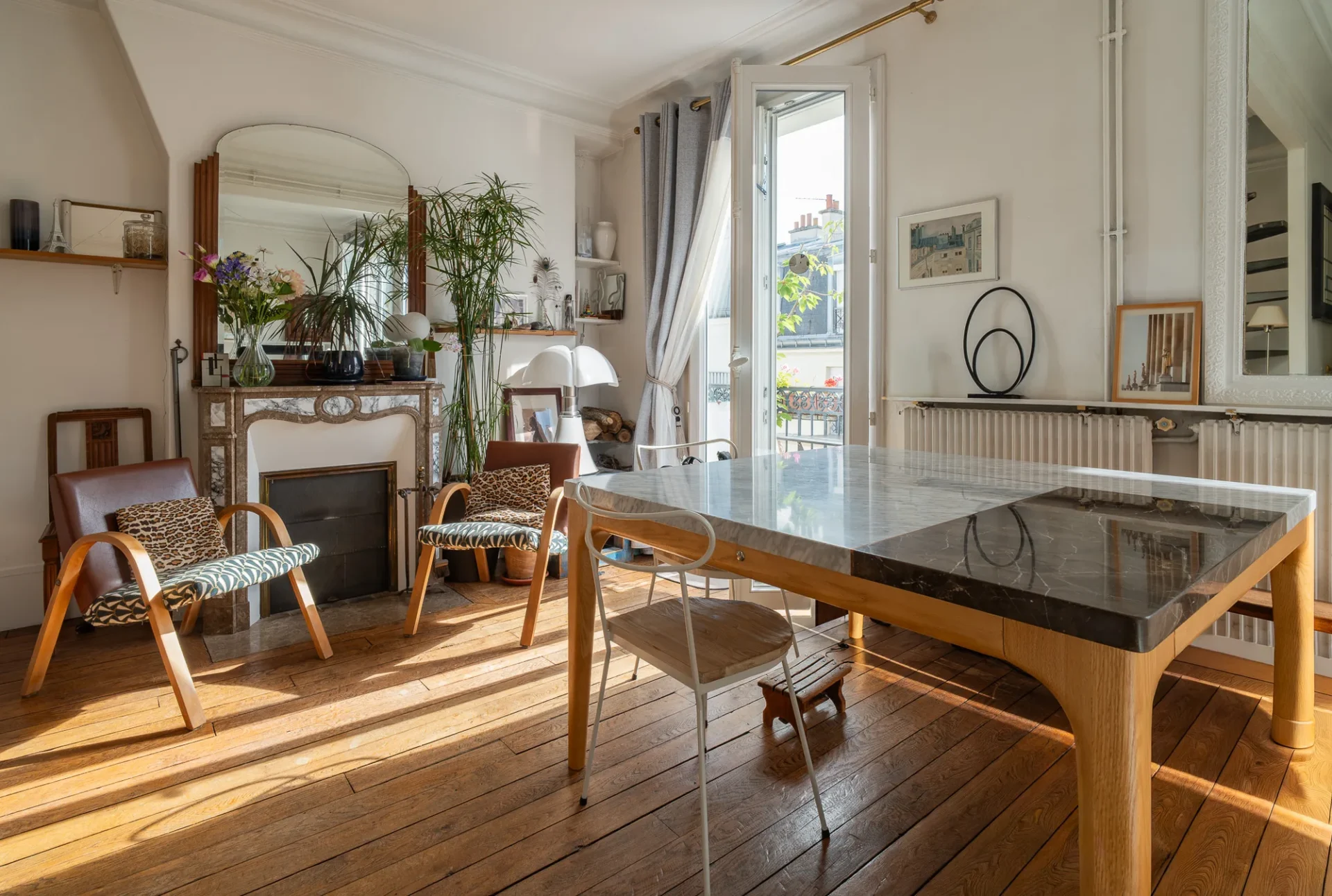 Duplex avec balcon – 4 pièces – 13ème